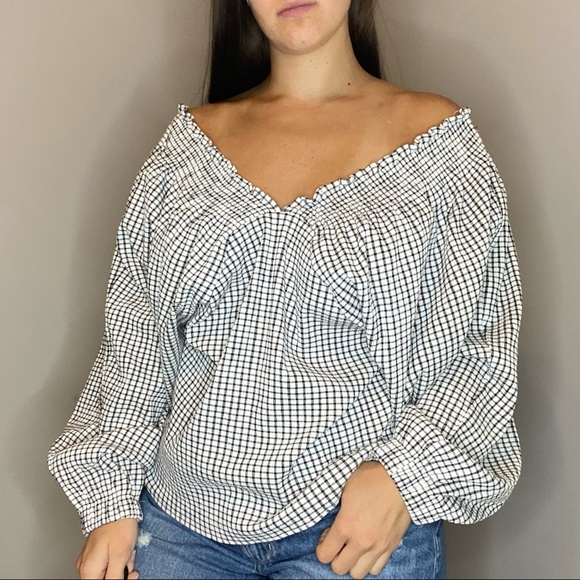 ✨5/$15✨ Zara off the shoulder tunic top size S - Picture 13 of 16